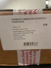 Pokemon TCG SWSH4 Vivid Voltage Elite Trainer Box CASE (10 ETBs) FACTORY SEALED!