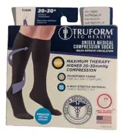 Truform Medical Compression Stockings Closed Toe: 20-30 mmHg (38865BL-M)