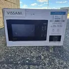 Vissani Microwave 20.30" 1.1-Cu Ft Touchpad Safety Lock Turntable Timer Black