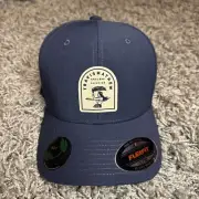 Travis Mathew Hula Girl Big Beach Golf Hat Blue Baseball Cap Flex Fit L/XL