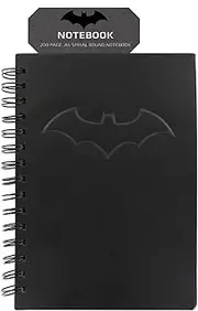 Paladone DC Comics Black Embossed Batman Logo A5 Notebook