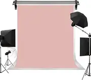 Kate 8ftX10ft Solid Light Pink Backdrop Portrait Photography Background for Photography Studio Children and Headshots Light Pink Backdrop Background
