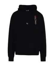gradient logo cotton hoodie S,L,M Black