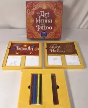 THE ART OF HENNA AND TATTOO GIFT BOX SET BY A.A. TOOR NEW Open Box