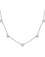 Rina Limor Silver 2.25 ct. tw. Moissanite Necklace