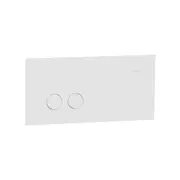 Clipsal 1042PA-ZW Switch, Clipsal Solis, 2 gangs, horizontal, 16AX/20A