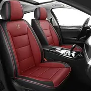 YOUFOX Car Seat Covers Suitable for Subaru Subaru Forester Tribecca Vogue Cross Reckout Back Car Seat Cover Waterproof Auto Parts Front and Rear 5 Seats, Black and Red