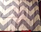 West Elm ZIGGY Gray White Ivory Zig-Zag Aztec ZIGZAG Pillow Case Cover Sham NWT