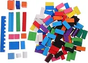 ERINGOGO 1 Set Set Wooden Domino Set for Educational Learning Safe Construction Blocks for Parent Interaction Design for Creative Play Supply