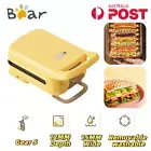 Bear Sandwich Maker Machine Non Stick Press Toastie Maker Plates Bread Breakfast