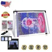 Versatile A3 LED Light Pad Kit for Diamond Painting & Tracing - Includes Clips