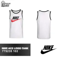 在飛比找Yahoo!奇摩拍賣優惠-【QUEST】NIKE ACE LOGO TANK 字體 黑