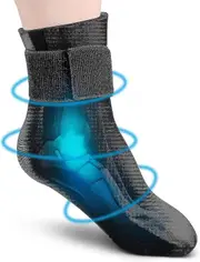 Reusable Gel Cold Therapy Sock For Hot & Cold Therapy, Ankle Foot Ice Pack Wrap For Injuries, Instant Pain Relief For Achilles Tendonitis, Plantar ...