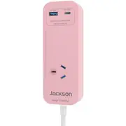 Jackson Rapid Charge USB-C PD45W Portable Powerboard Pink