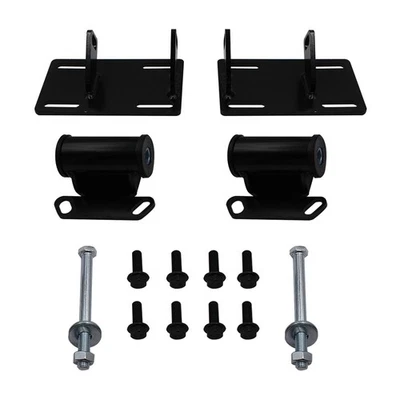 Full Engine Mount Adapter Plates Urethane Swap Kit Compatible with GMC Sonoma...