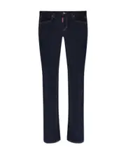 Dsquared2 Logo Tag Flared Jeans IT36 Black