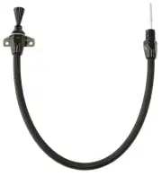 AEROFLOW AF72-2501BLK BLACK FIREWALL MOUNT FLEXI TRANS DIPSTICK - GM POWERGLIDE