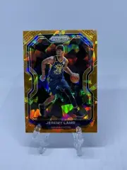 2020-21 Panini Prizm Orange Cracked Ice Jeremy Lamb