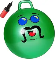 WALIKI Adult Size Hopper Ball | Jumping Ball | Hopping Ball | Bouncing Ball with Handles | Green 29"