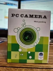 Mini PC Camera Packing USB Webcam, 30 fps, Auto White Balance, Manual Focus -NIB