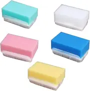 Mikinona Infant Massage Brush Set 5pcs Baby Hand Washing Sponge Tactile Response Brush for Toddlers Medical Sponge for Bath