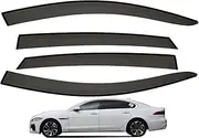 Car Window Rain Guard Window Visors Compatible with Jaguar XF MK2-X260 2016-2025, Outside Mount Visors Auto Side Window Deflectors Rain Shields Car Accessories - 4 Pcs