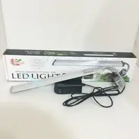 在飛比找PChome商店街優惠-25CM LED 藍白燈 白光 藍光 夾燈 側夾式 薄型蛇管