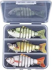 Multi Jointed Fishing Lure Fresh Water Fish Kits Bait Realistic Crayfish Baitfor bass and Predatory Fishs with 3D Bionic Eyeslifelike Sinking Fishing Lure