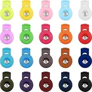 60pcs Baseball Glove Locks Single Hole Spring Toggle Stopper Fastener Buttons Plastic Cord for Drawstrings (20 Colors)