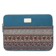 MCC MacBook Air Pro 15" 16" Sleeve Case Bag Apple Ethnic-Pattern 15 16-inch 15.3" 15.4" 16.2" [Blue]