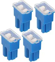 4pcs Box Automotive Fuse Holder Box Female Socket Main Fuse Box Easy Installation Enhanced Electrical Protection Compatible with Various Cars and Trucks
