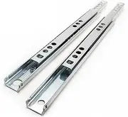 [LEPEVNEY] 13.5 Inch Drawer Slides Runners Metal Ball Bearing Drawer Runner Draw for Replacement Two Way Drawing Slide Track Rail 17mm Wide x 342mm Length 1 Pair (0.7" Wide)