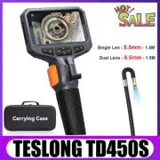 TESLONG TD450S 8.5MM Single/Dual Lens Two Way 210° Articulating Borescope Camera