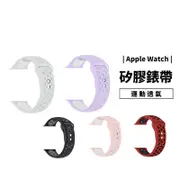 運動錶帶 洞洞錶帶 Apple Watch Ultra 40/41/44/45/49mm 防水 矽膠 替換帶 手錶帶