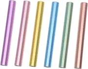 Mikinona 6pcs Nail Art Pen Caps Zinc Alloy Sealed Nail Covers for Manicure Light-proof