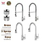 Decaura Kitchen Brass Mixer Tap Pull-out Sink Faucet Swivel 2/3 Mode Spray WELS