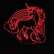 Led lamp rgb Unicorn multicolor decoration gift