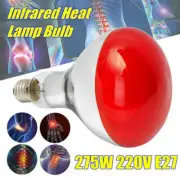 275W 220V Infrared Heat Lamp Bulb For Beauty Salon Therapy Health Pain Relief AU