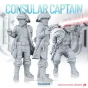 Consular Captain Antilles - MADOX | Legion compatible - 3D printed
