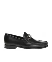 Ferragamo Logo Plaque Loafers 9.5,7EEE,5,6,6EEE,7,8EEE,8,9,5.5,6.5,7.5,8.5 Black