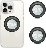 Princess Medallion Phone Accessories [2 Pack] Holder for Ocean Medallion (iPhone, Android, & All Devices) (Black-Black)