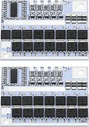 Create idea 2Pcs 5S BMS 100A 3.7V Li-ion Battery Balance Circuit Board Battery Charging Board Module Battery Protection Board Li-Polymer Balance Charging Module