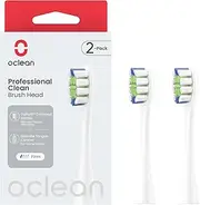Oclean Toothbrush Standard Clean Brush Head Replacements, Compatible with All Oclean Electric Handles,FDA Approved,2 Pack(White)
