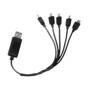 USB Charging Cable 1 Charging 5 Portable Universal Mini USB Cable RC Drone