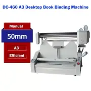 220V 500W DC-460 A3 Desktop Hot Melt Glue Book Binding Machine Glue Binder