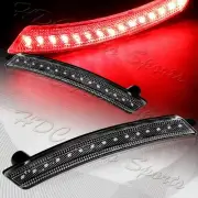 For 2007-2015 Mini Cooper Red LED Clear Rear Fender Side Marker Lights Lamp 2pcs (for: Mini)