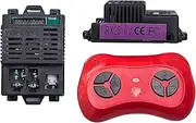 weelye RX25 6V Kids Powered Ride on car 2.4G Bluetooth Remote Control and Receiver Kit, for Bumper Car Controller Accessories Children's Electric Car Replacement Parts