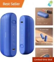 Light Blue Magnetic Rechargeable Hand Warmers - Portable Comfort for Outdoors