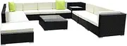 Gardeon 12 Piece Sofa Set Outdoor Furniture Modular Lounge Garden Patio