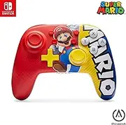 PowerA Nano Enhanced Wireless Controller for Nintendo Switch, Mario Victory